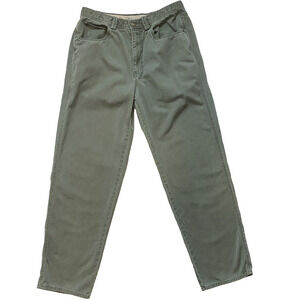Tommy Bahama Pants Mens Size 34 Casual Cotton Blend Khaki Green Jeans 5 Pocket
